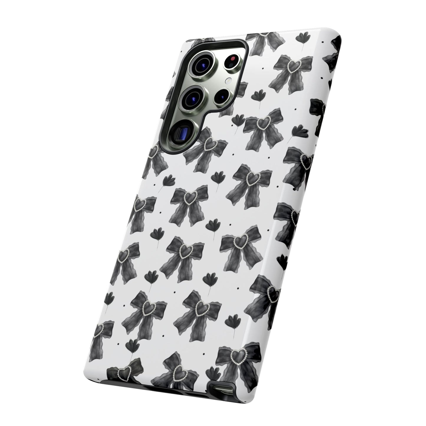 Midnight Bows Phone Case