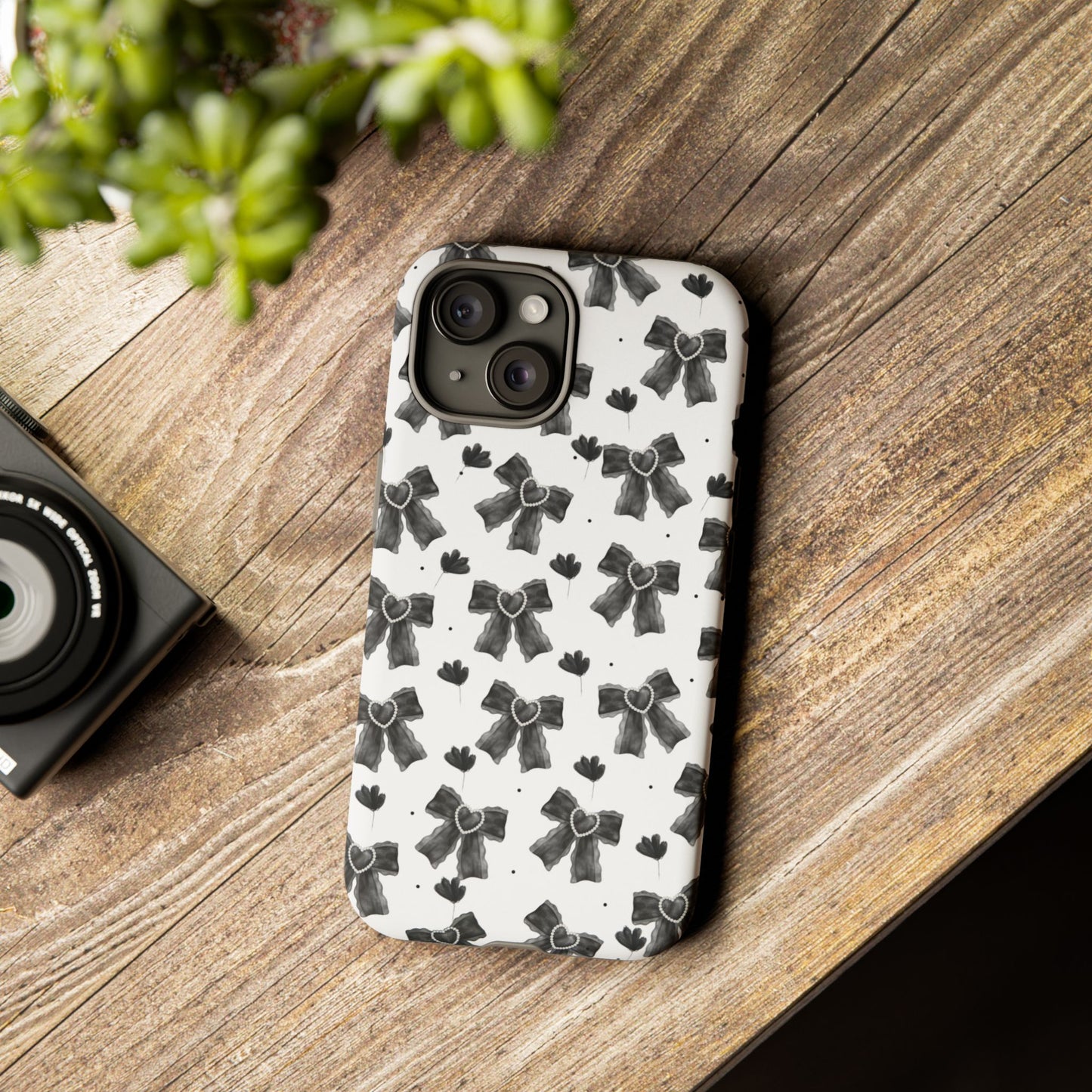 Midnight Bows Phone Case