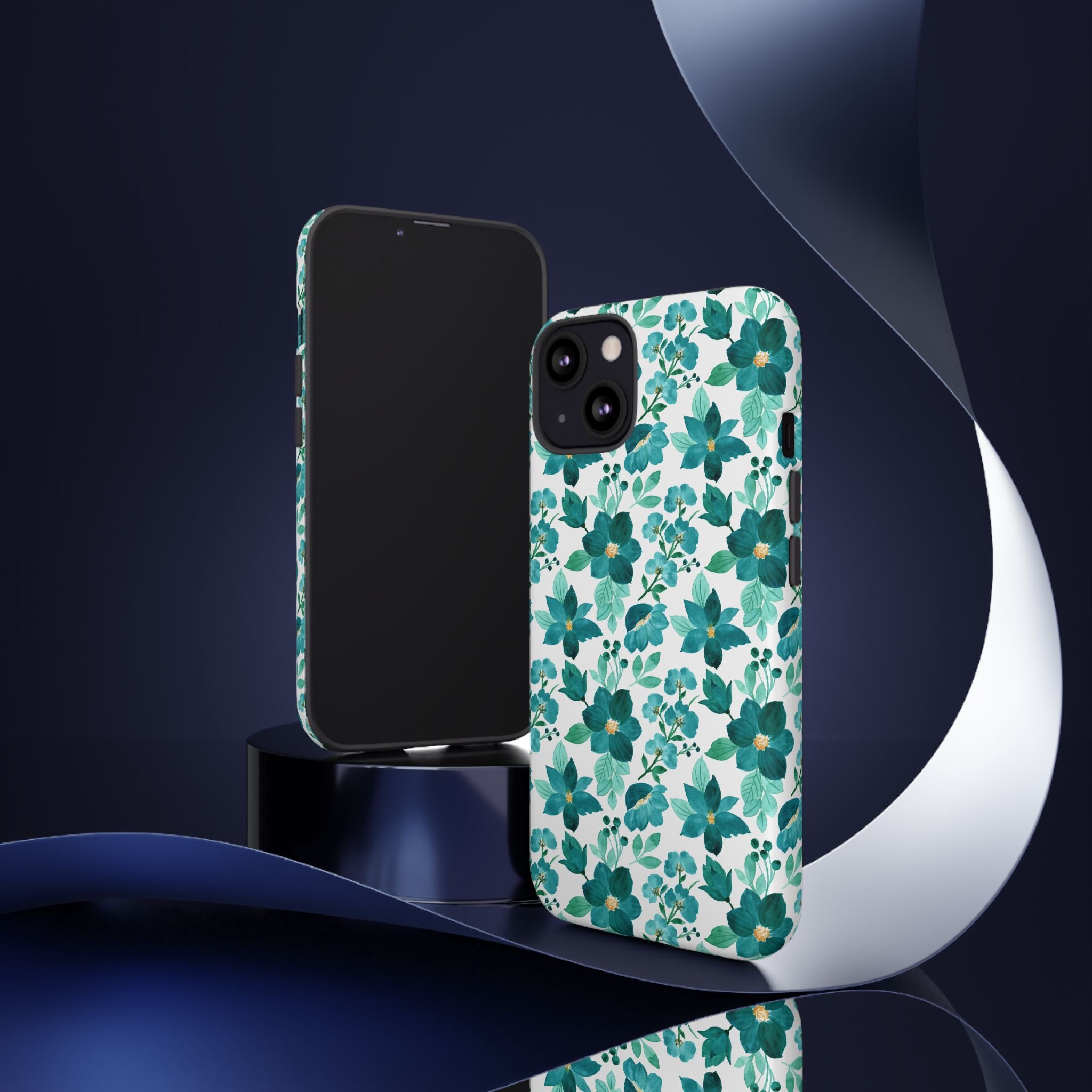 Emerald Blooms Phone Case