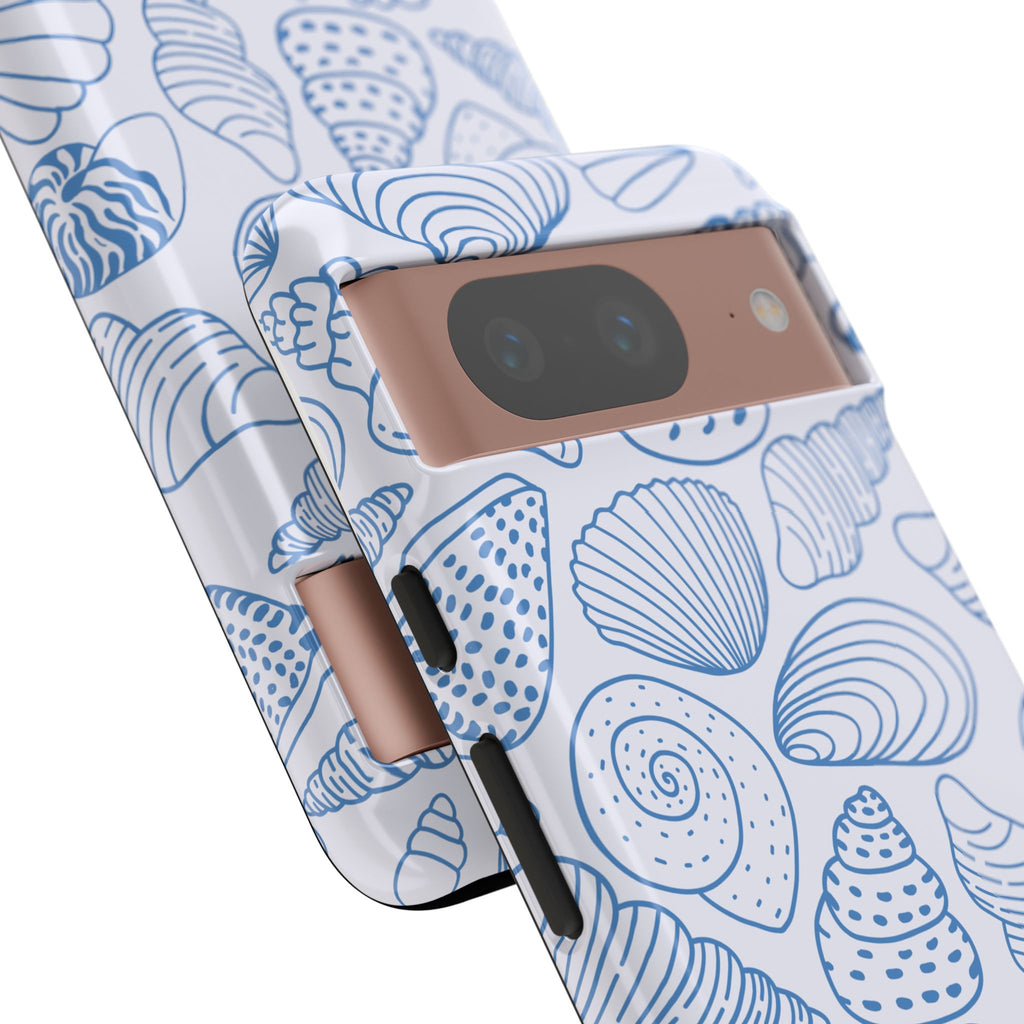 Coastal Blue Shells Phone Case